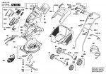 Bosch 3 600 H81 H00 ROTAK 43 LI Lawnmower Spare Parts